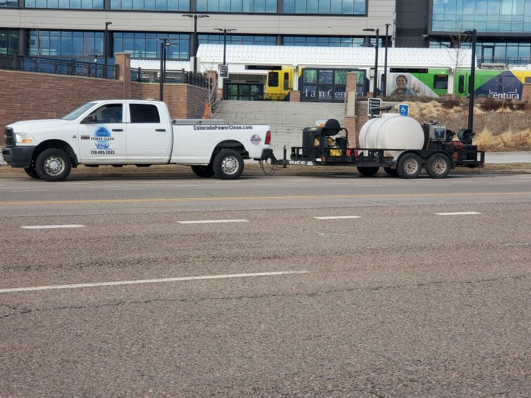 Colorado Power Clean commercial power washing rig